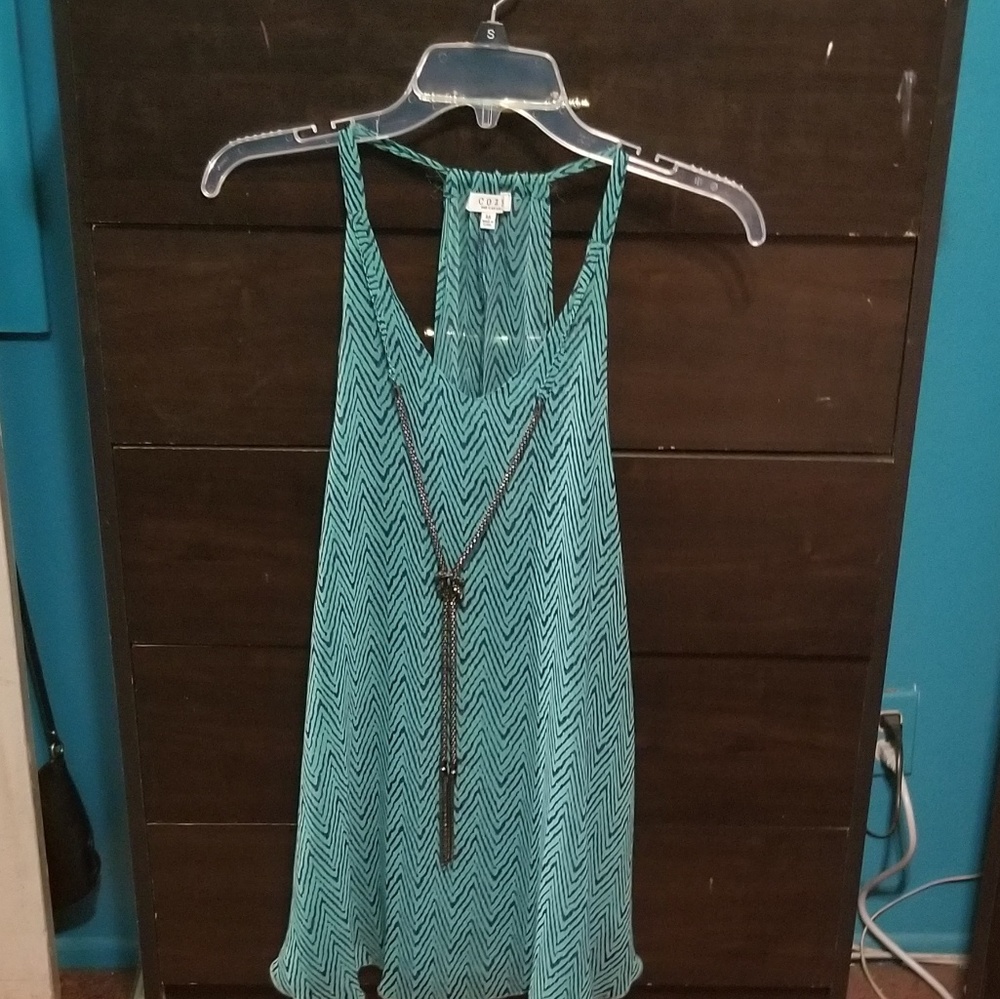 Blue swimwear cover